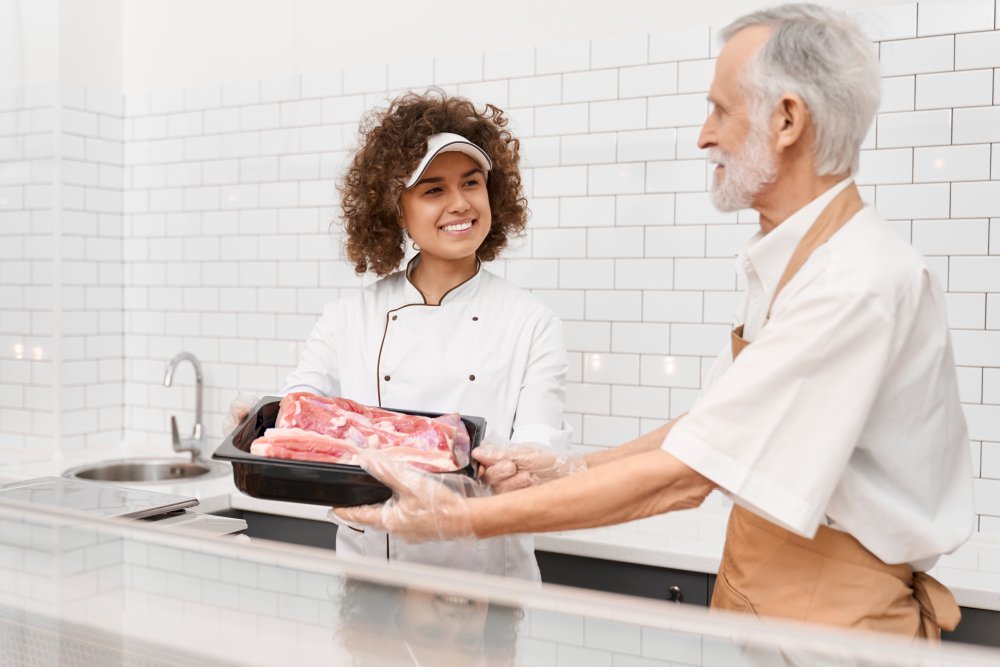 Professional food service clients and premium meat supply